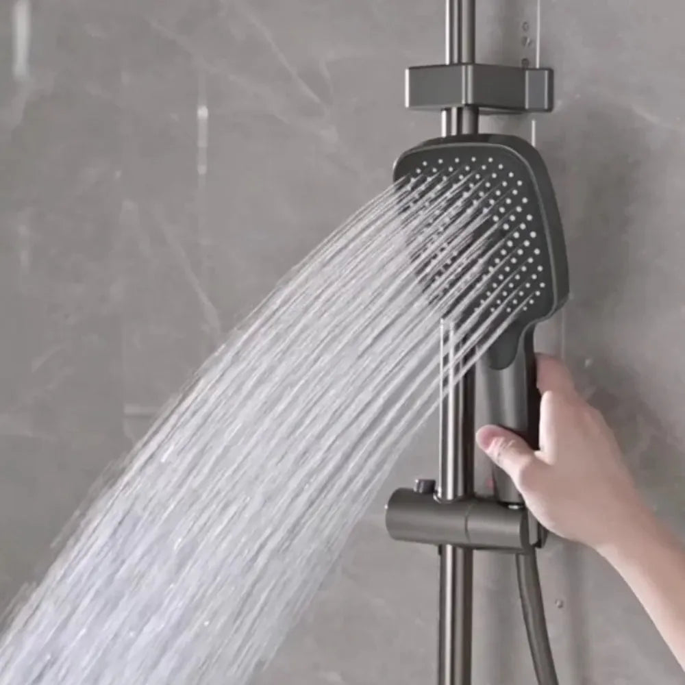 Wallex HydroTech® – Θερμοστατική Στήλη Ντους με Ψηφιακή Οθόνη & 4 Λειτουργίες | Premium Shower Experience - WL140791