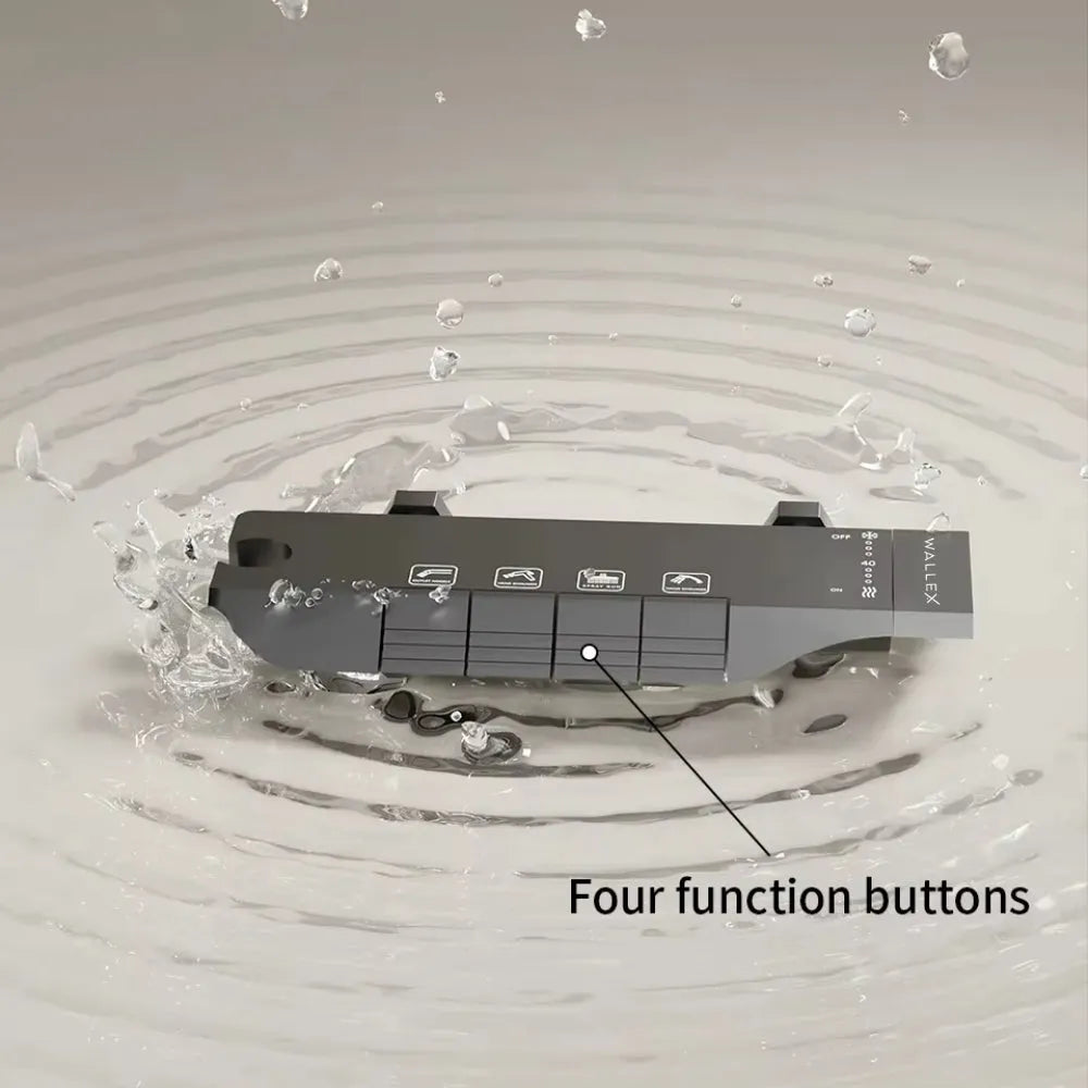 Wallex HydroFlow® – Θερμοστατική Στήλη Ντους 4 Λειτουργιών με Ορειχάλκινη Κεφαλή 20x26cm & Ρυθμιζόμενο Ύψος - WL140807