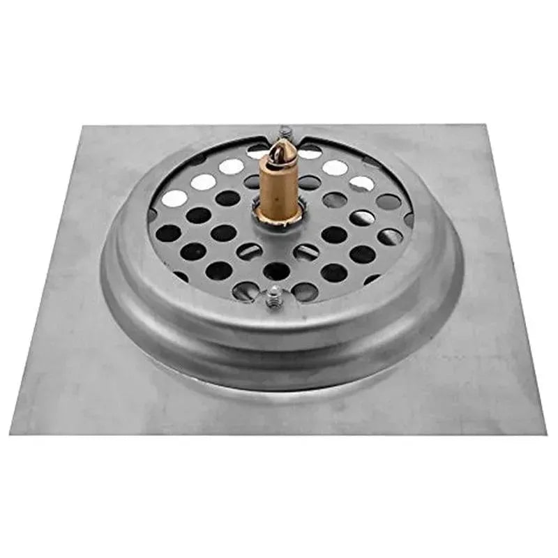 Wallex - Ανοξείδωτη Σχάρα Δαπέδου Με Σύστημα Pop Up Ασφαλείας 15x15cm - WL140593SL