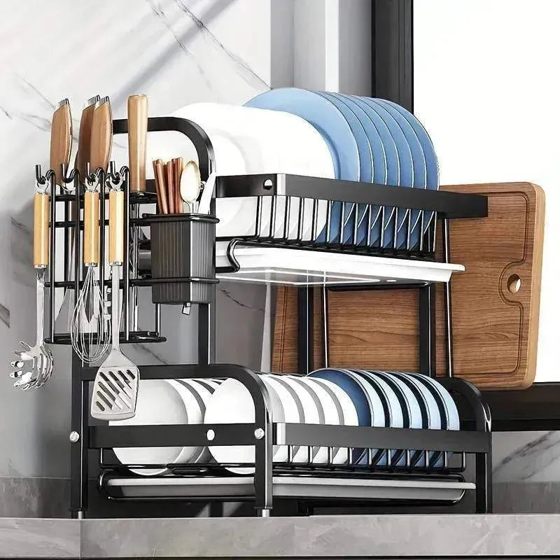 Wallex - Μεταλλική Πιατοθήκη Νεροχύτη - Στεγνωτήρας