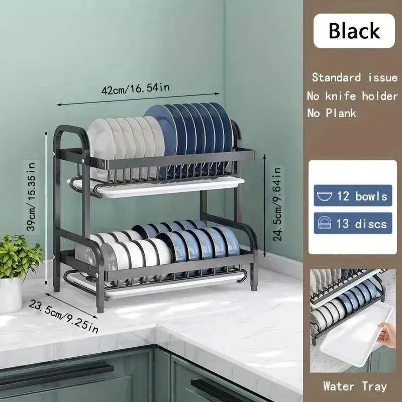 Wallex - Μεταλλική Πιατοθήκη Νεροχύτη - Στεγνωτήρας