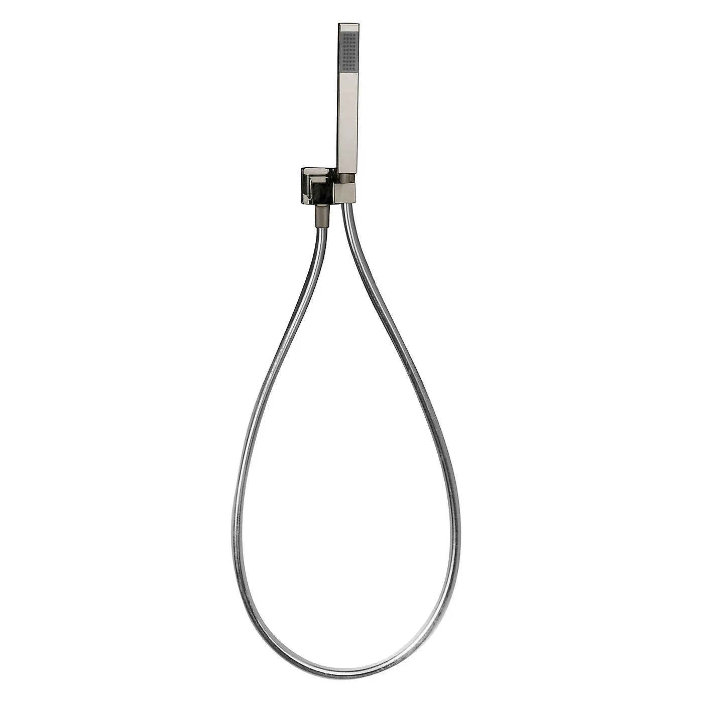 Ανταλλακτικό σπιράλ μαζί με τηλέφωνο ντους για τις στήλες υδρομασάζ της wallex - ασημί